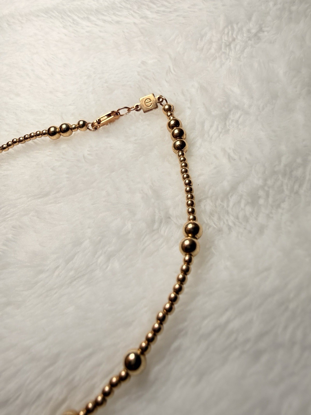 Enewton Gold Beaded Choker