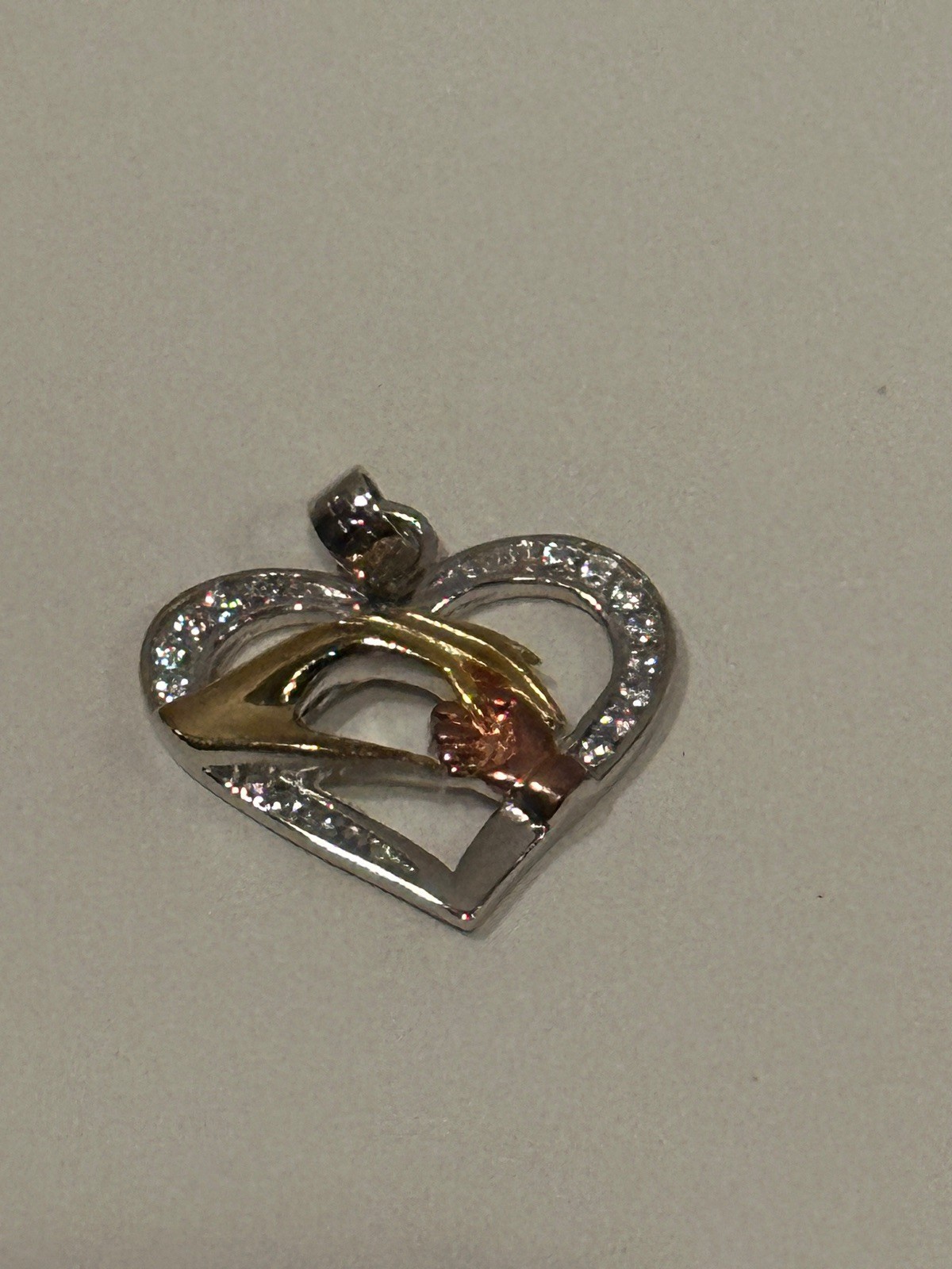 925 Heart Sterling Silver Pendant Womens New With Out Tags NWOT