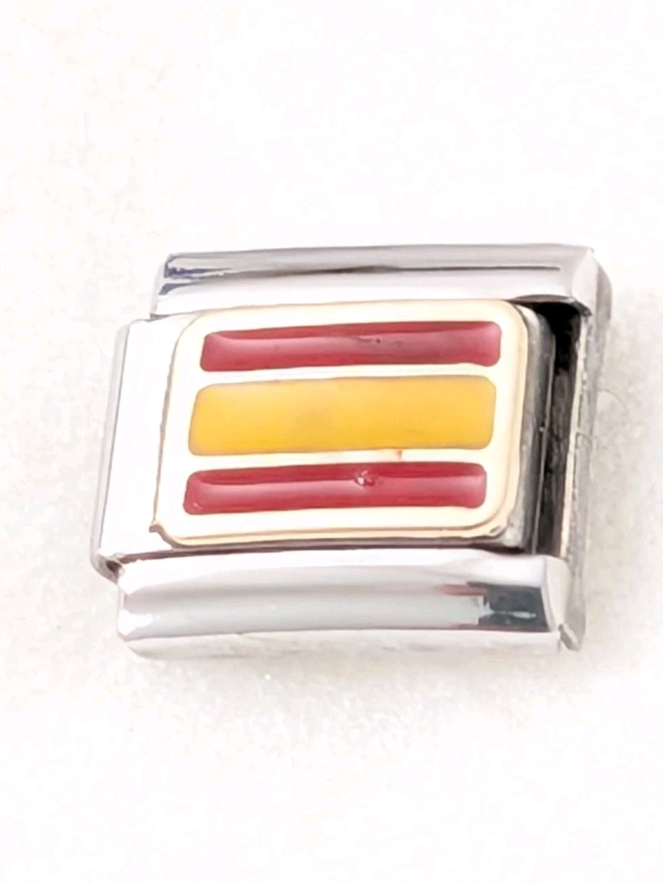 AUTHENTIC ReFlorence Spain Spanish Flag Italian Charm 9mm Link E179