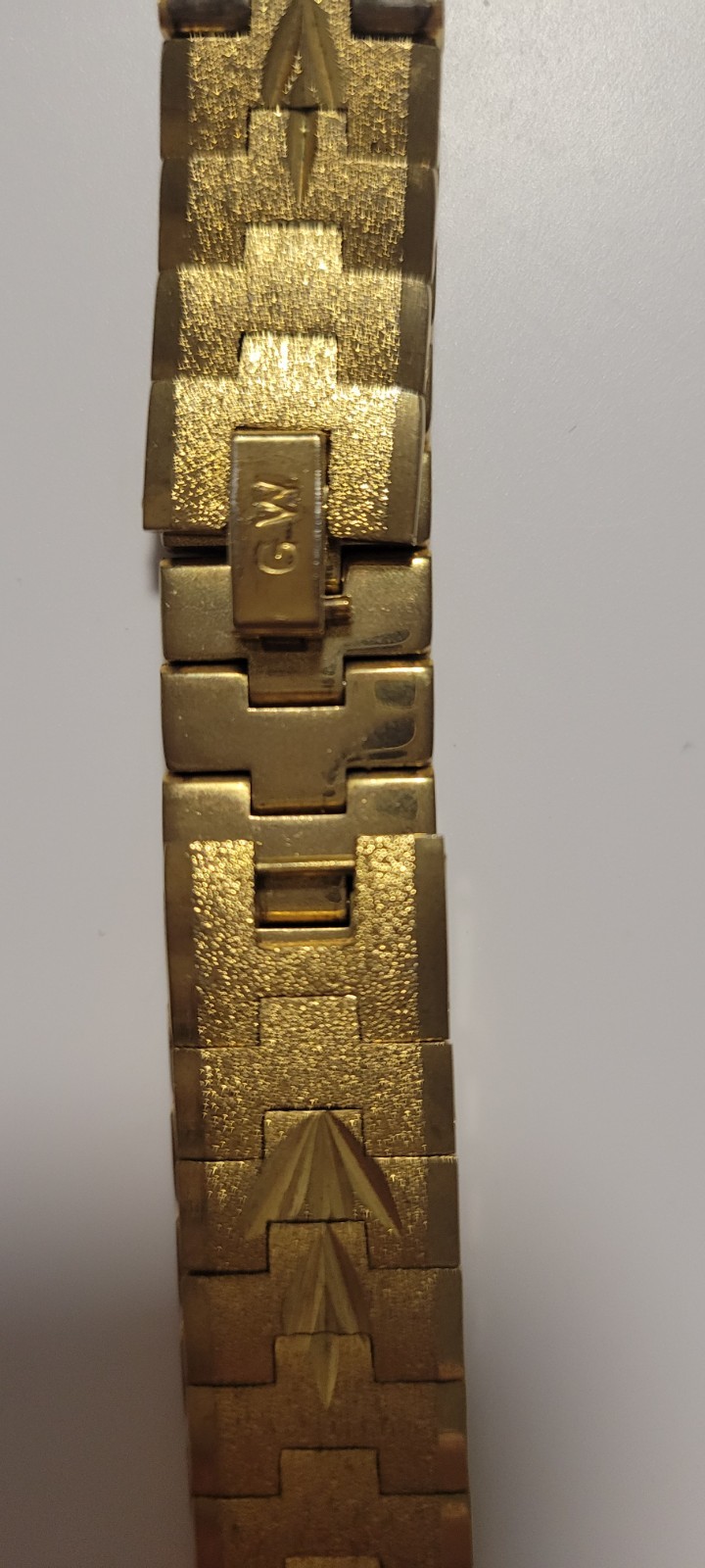 GW 14K gold-plated bracelet, 47.50g, 20cm