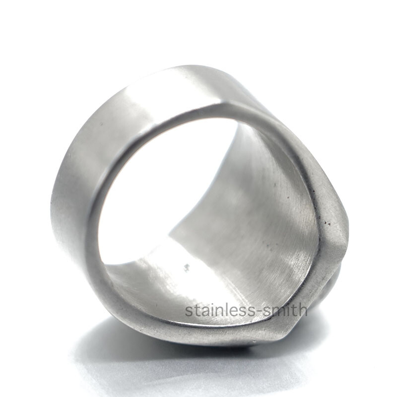Mens Gothic Biker Skull Ring For Men Stainless Steel Size 7 8 9 10 11 12 13 15