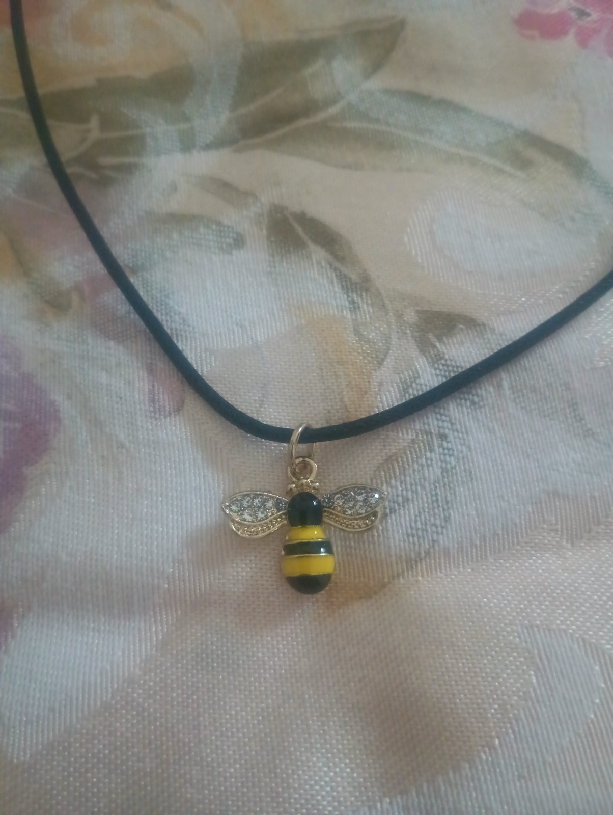 honey bee pendant necklace