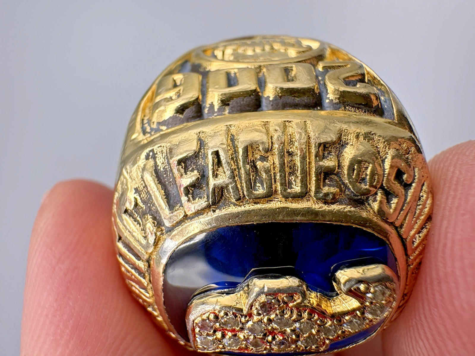 South Atlantic League Sterling Silver 925 Championship Ring Blue Claws 2006