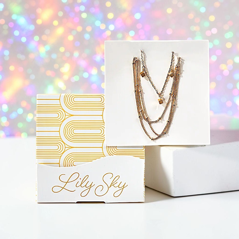 Lily Sky Sydney Gold-Plated Bracelet Duo Brand New in Box MSRP $52