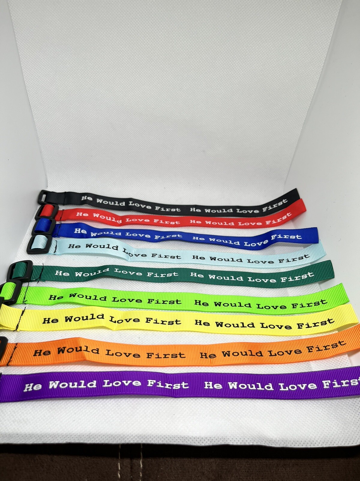 HWLF 30 Pack He Would Love First Bracelets Men Women Kids Fundraiser Wristbands
