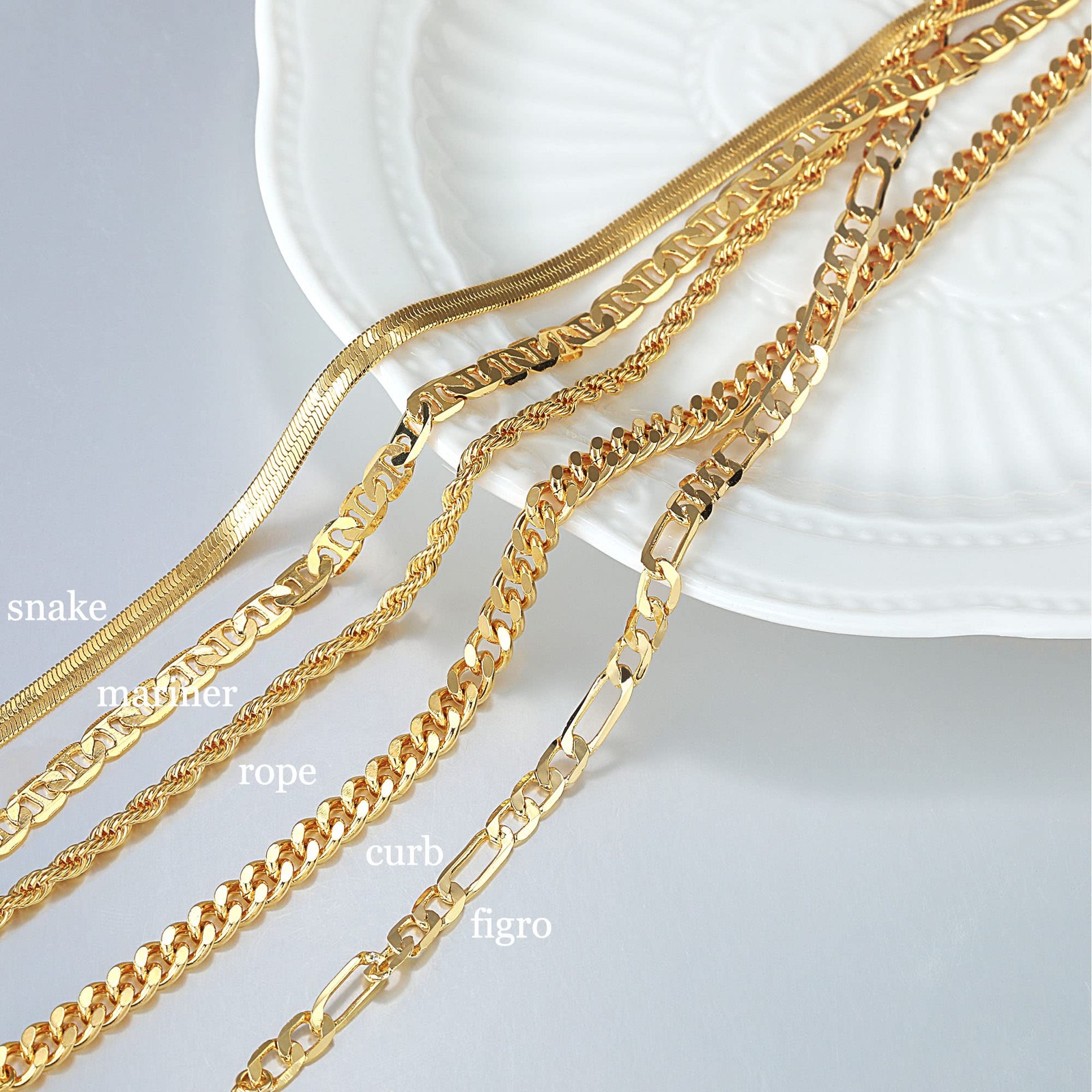 DEARMAY Gold Ankle Bracelets for Women Non Tarnish 8 5 inch, Anklet-A