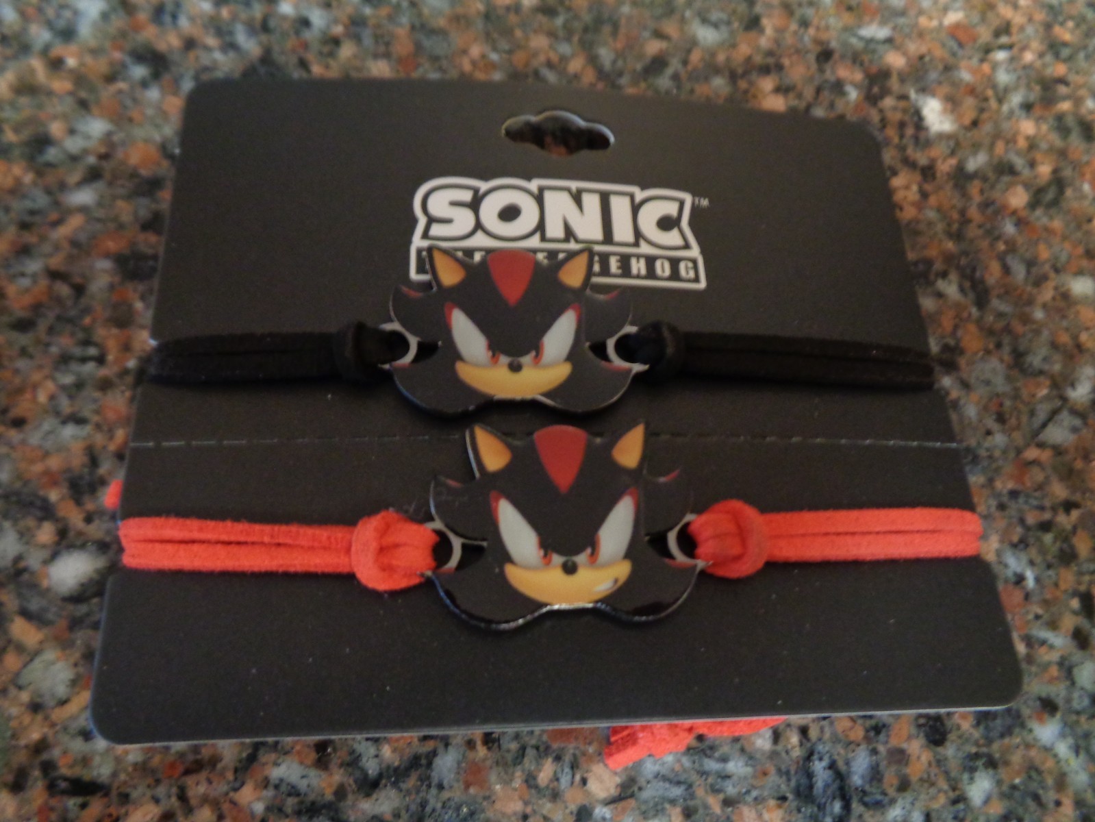 Sonic The Hedgehog Shadow Best Friend Bracelet Set of 2 Bestie Cord Bioworld New