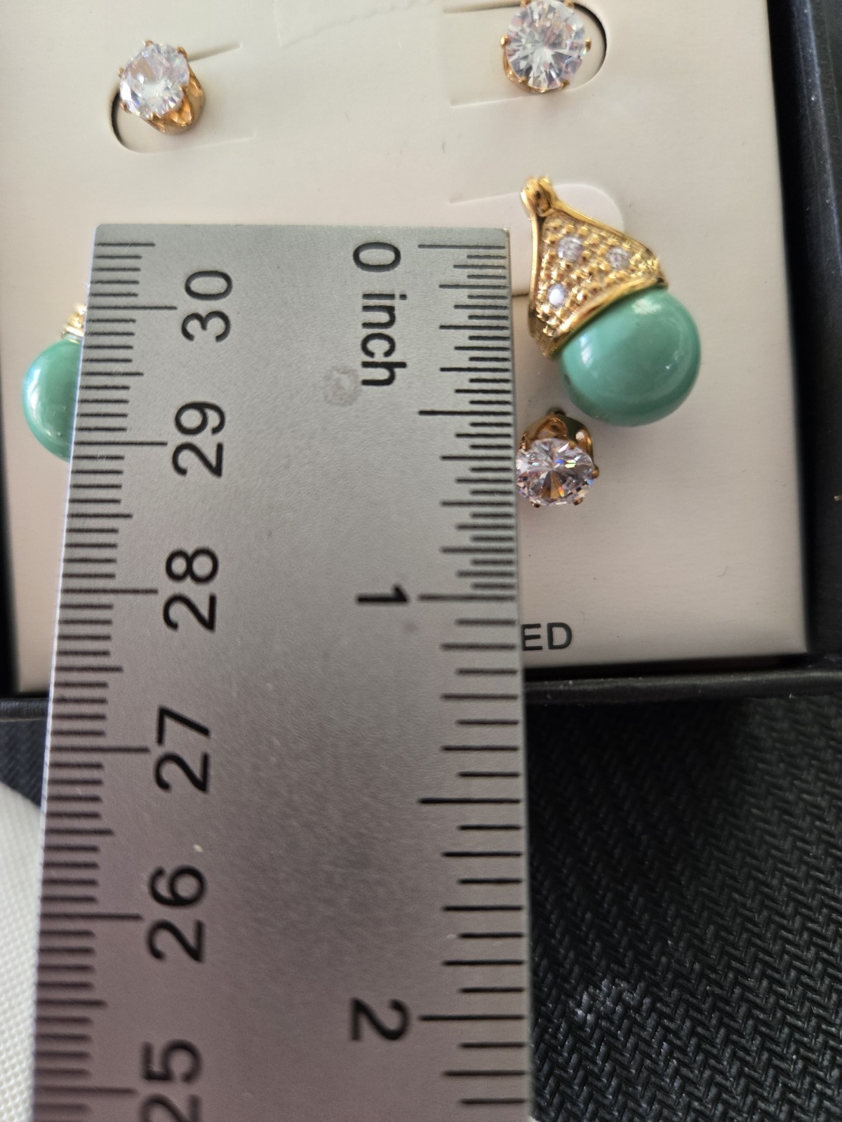 Peermont Jewelry 18k Gold Plated Stud Earrings Set(3 Pairs Of Earrings) New