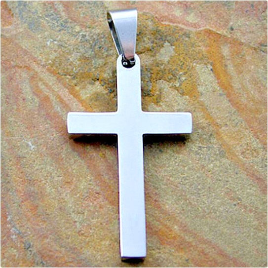 Unisex RELIGIOUS CROSS CHRISTIAN FAITH PRAY BLESS JESUS Charm 18″ Silver chain