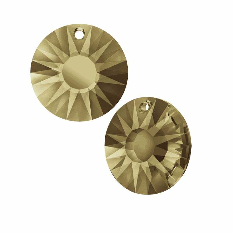 Sun Pendant PF 6724 /G Swarovski® Crystal 33MM (5 Different Color Options)