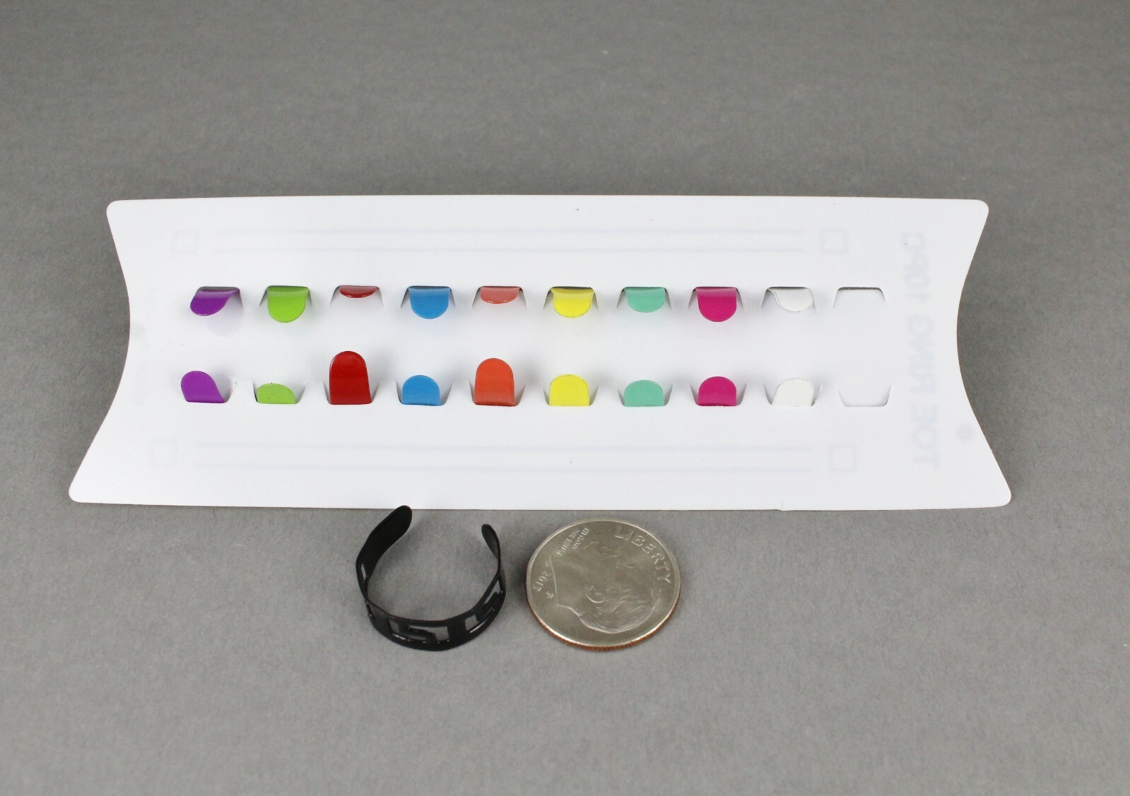 10 toe rings multi color painted metal toe rings open back adjustable geometric