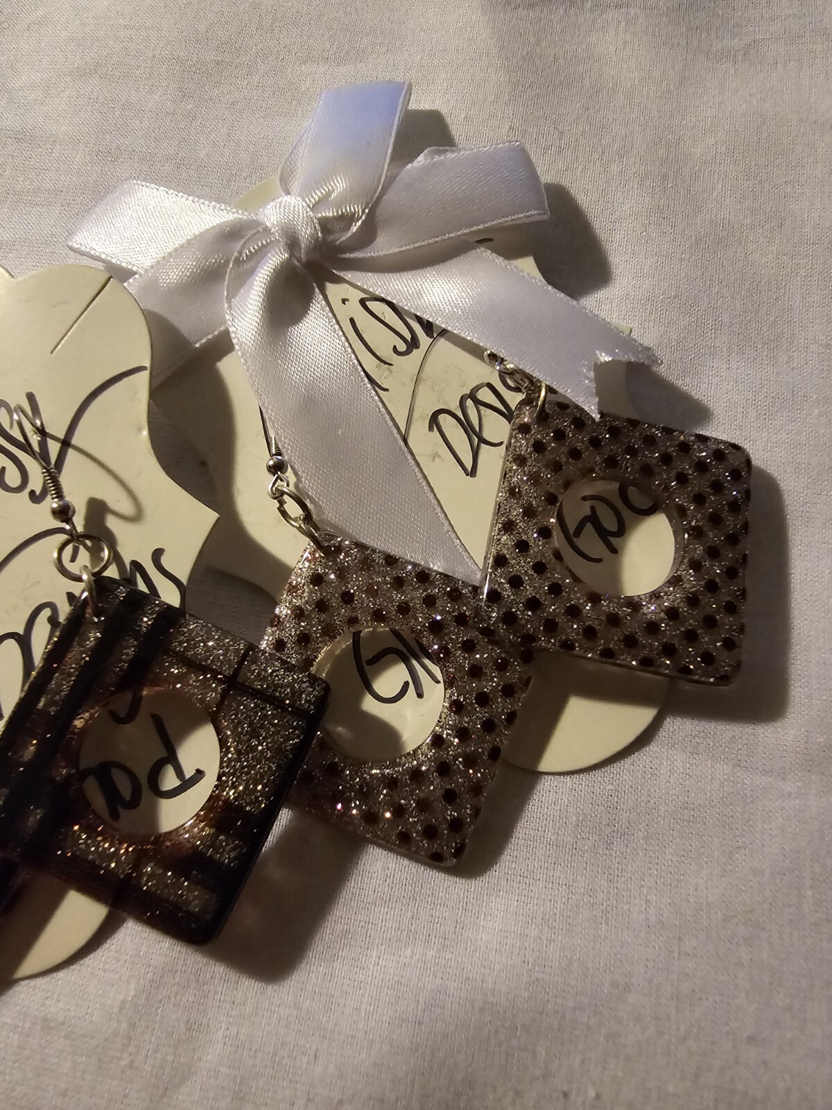Earrings , 2 sets, handmade , 2 for the price of one
