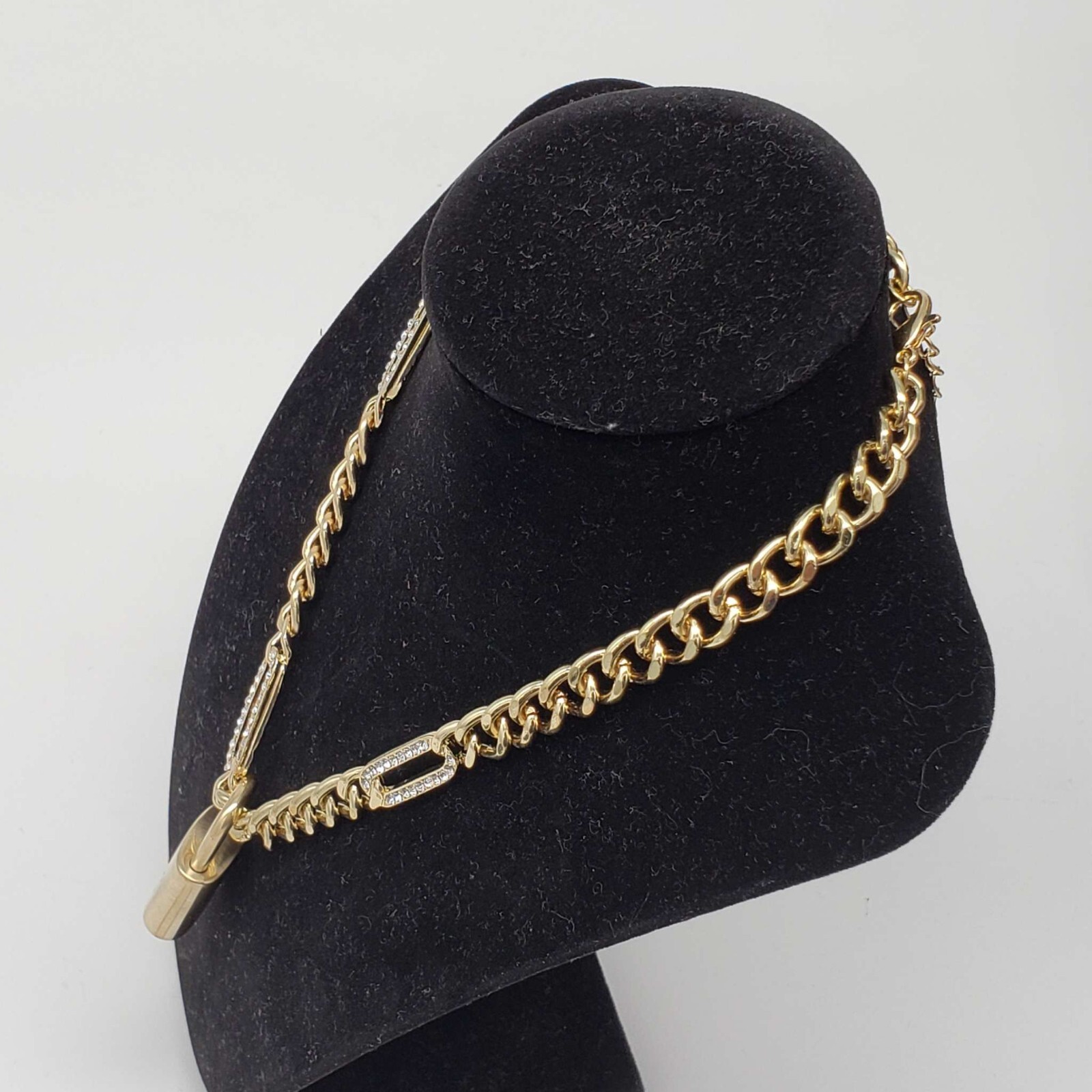 Louis Vuitton Lock & Key with Unbranded Gold Plated Chain Necklace