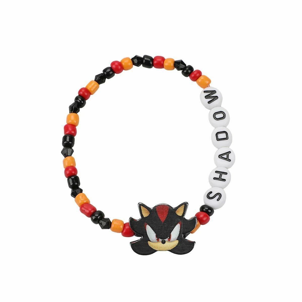 Sonic The Hedgehog Characters Stretchy Beaded Bracelet Set