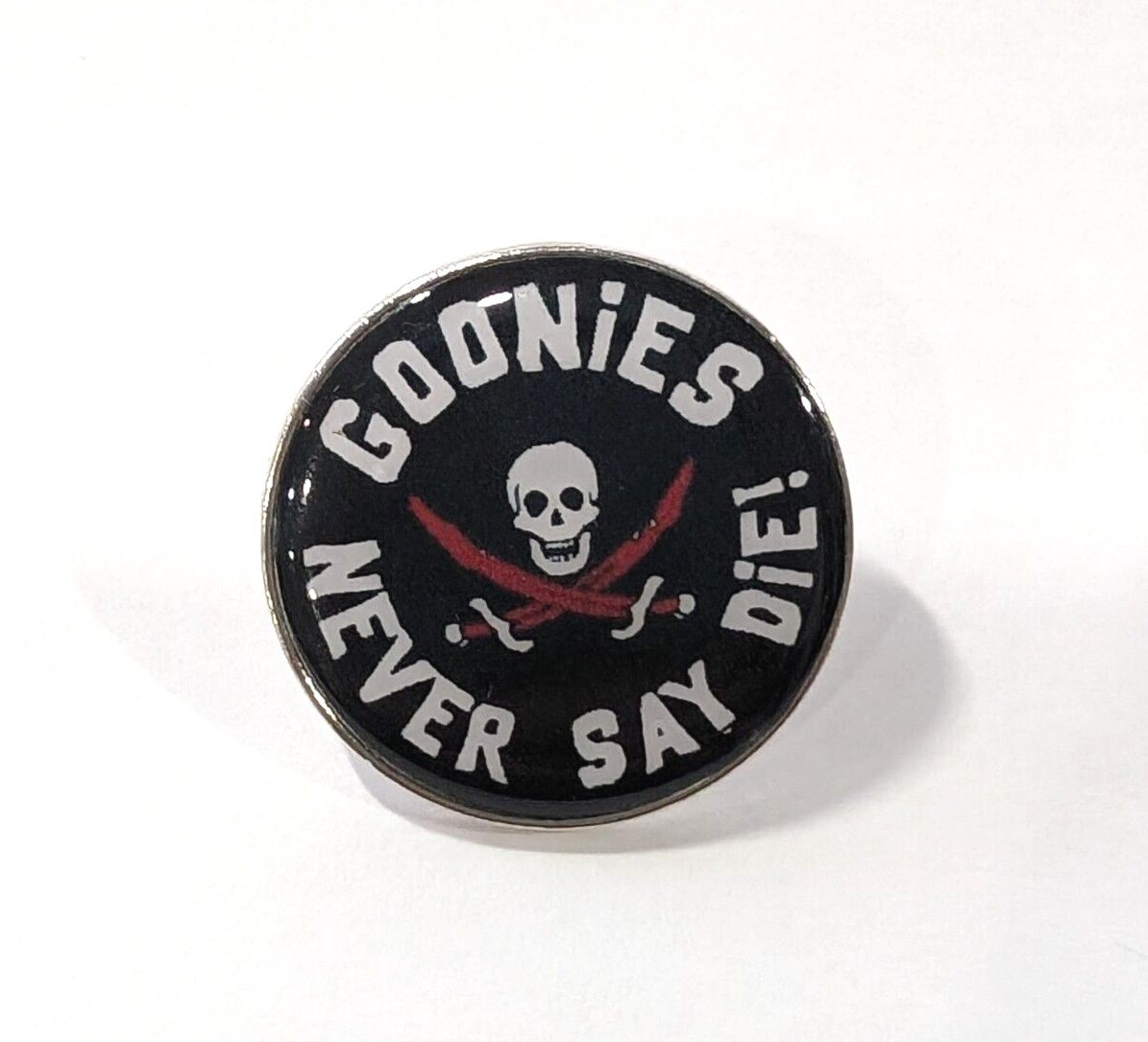 Goonies Never Say Die! Lapel – Full Metal Enamel pin – Brooch Pin – Four Styles