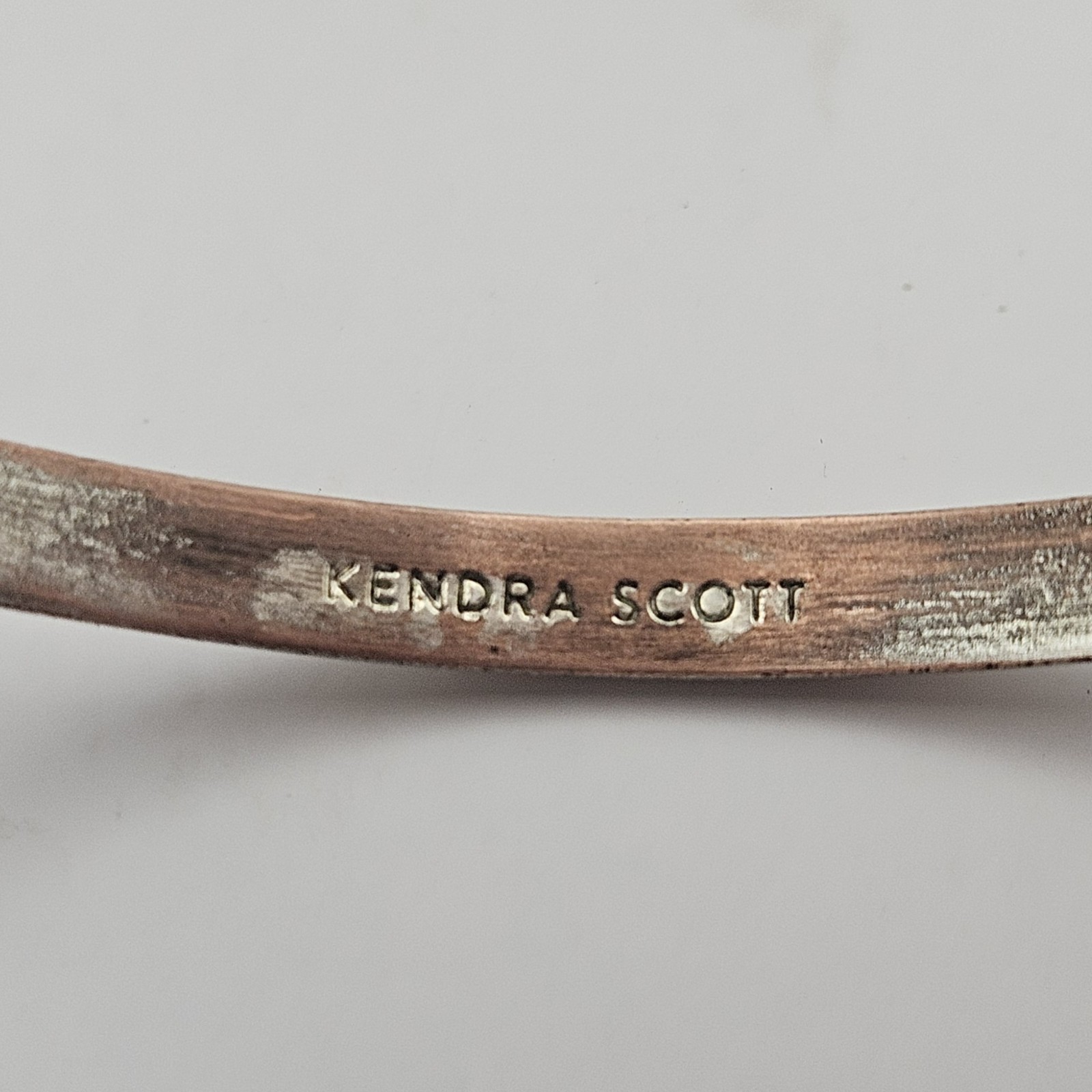 Kendra Scott Elton Open Cuff Bracelet – Black Drusy Stones