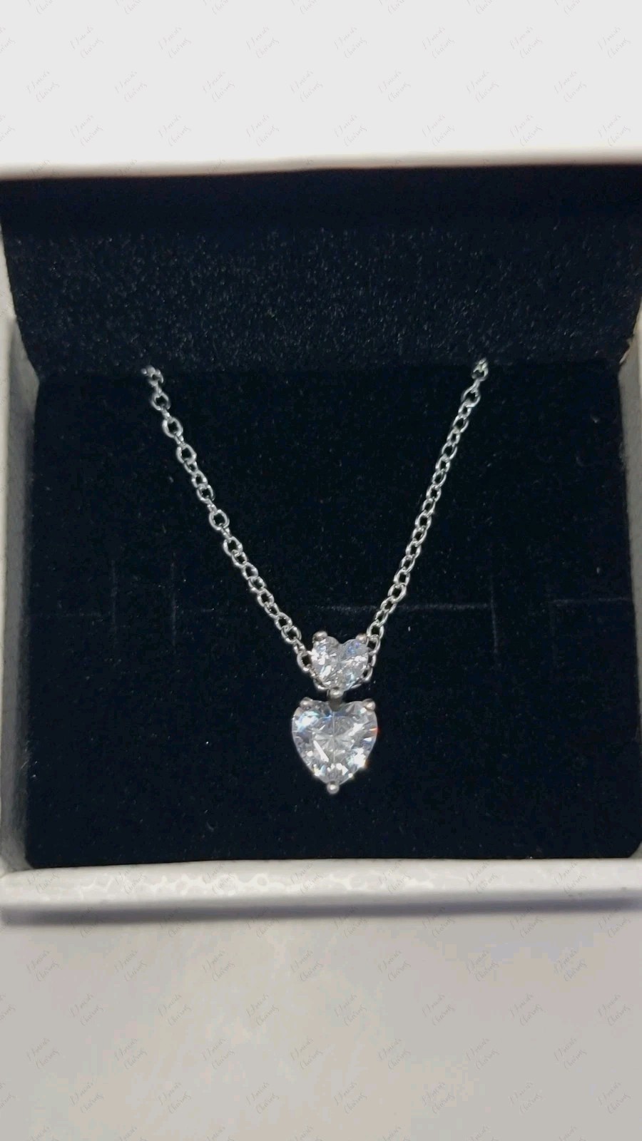 🔅Authentic Pandora Necklace Two-tone Circles With Earrings Gift Set In Box
