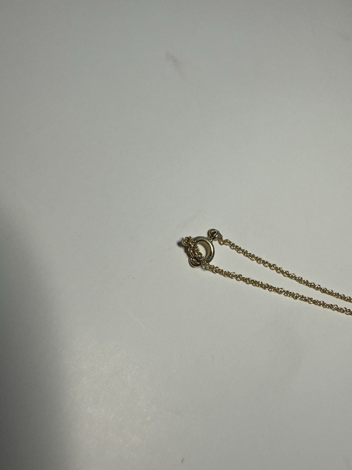 Gold Tone Chain Necklace 18” Spring Ring Clasp Fashion Jewelry