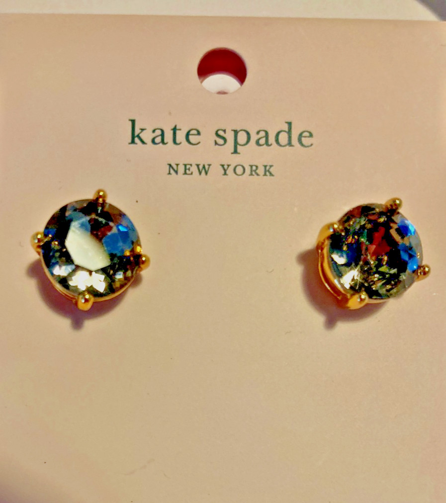 NWT Kate Spade Gumdrops Studs in Black Diamond FREE SHIPPING