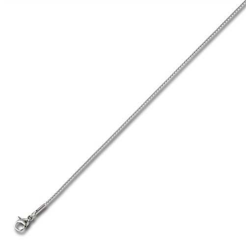 Stainless Steel Rounded Box Chain 1.2mm (20,22 in)