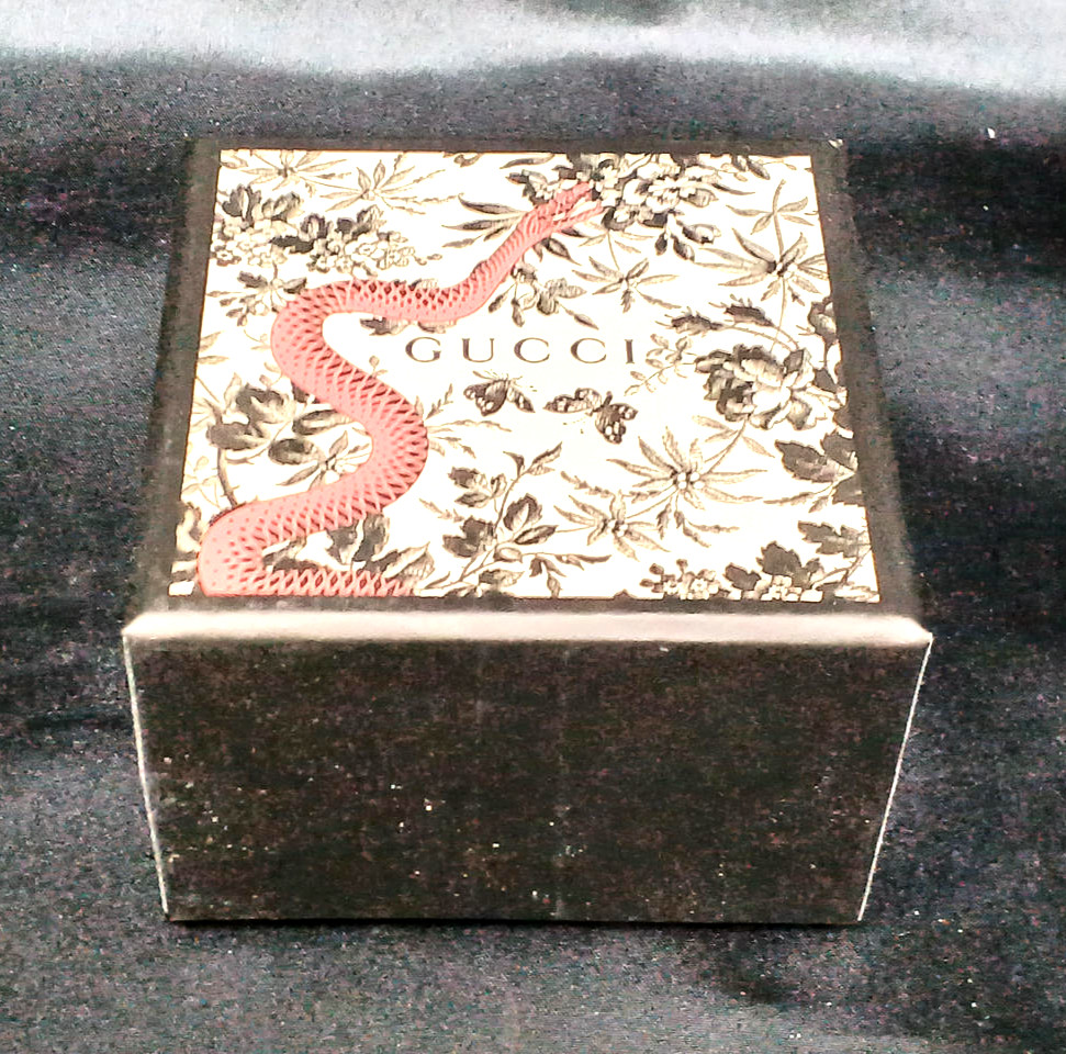 Gucci Interlocking GG Logo Sterling Silver 925 Necklace Pendant with Box