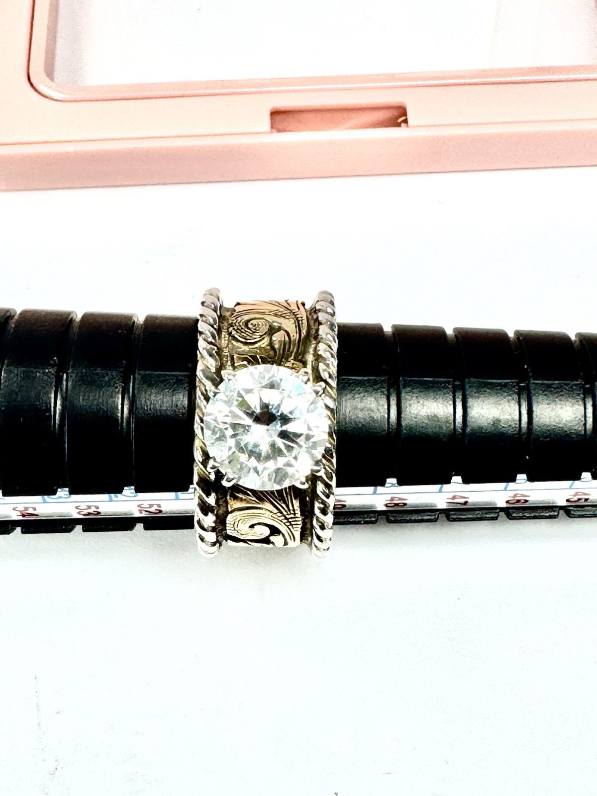 Fanning Jewelry Clear Round CZ Prong Set Size 5 1/2