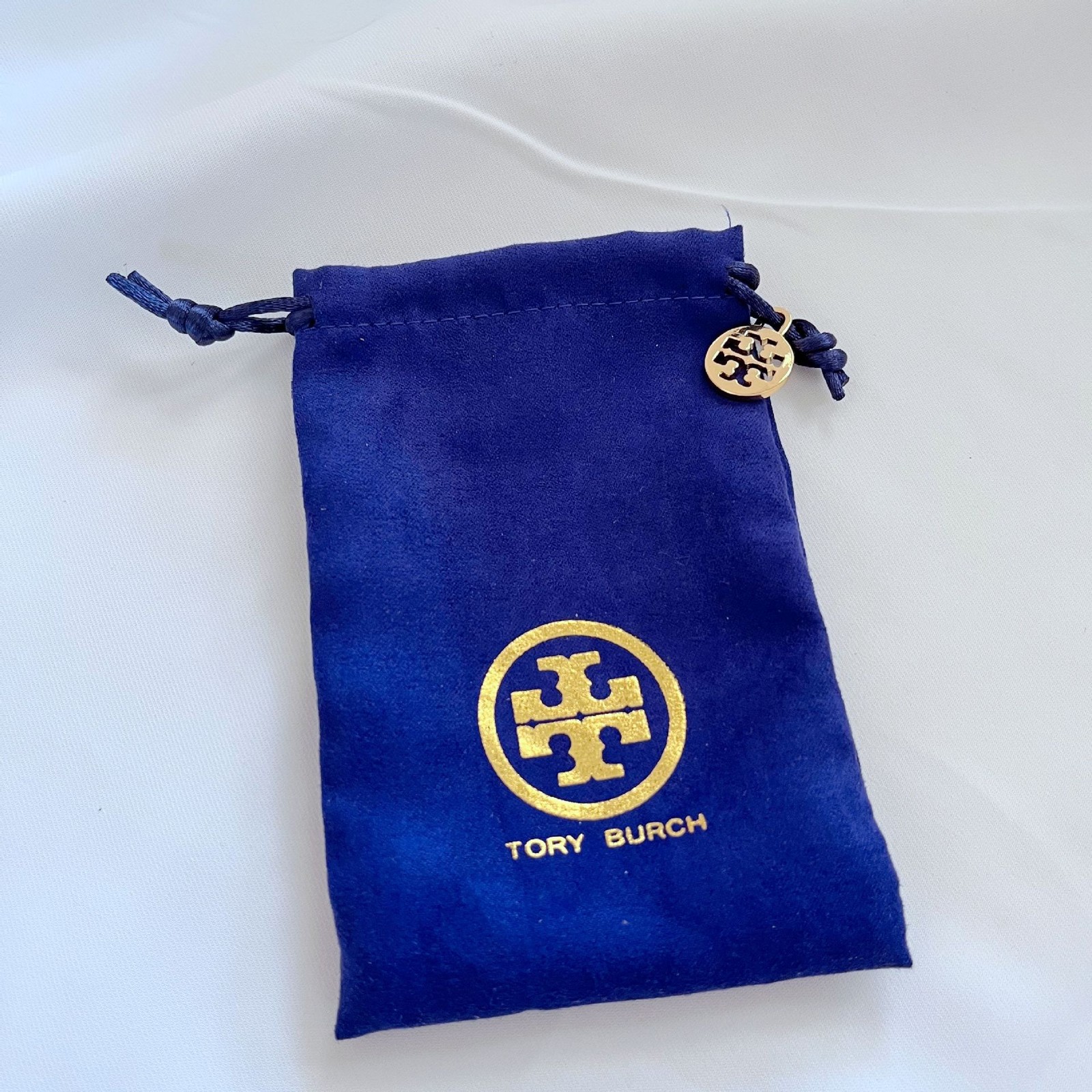 HOT Tory Burch 18K Gold TB Logo Pearl Chain Bracelet Luxury NEW 💎