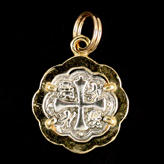 Atocha Sunken Treasure Jewelry – Small Pillar Silver Coin Pendant