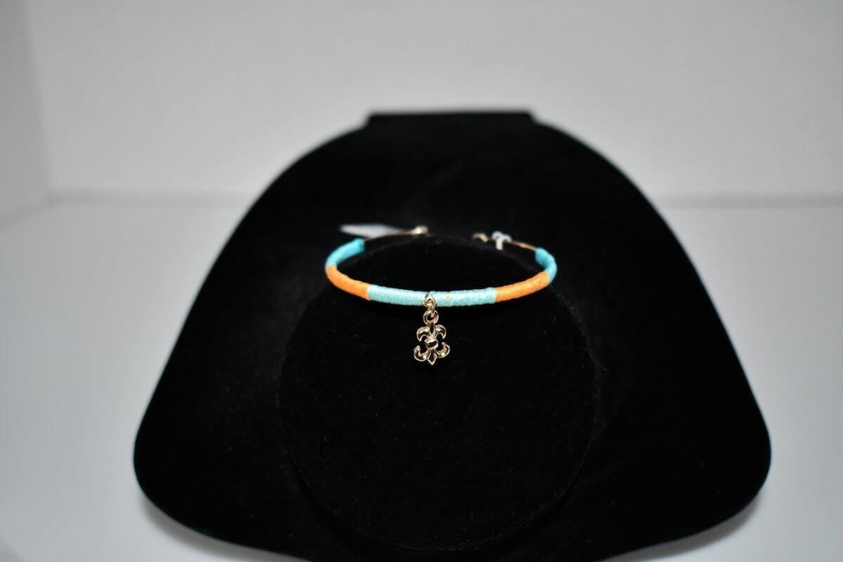 Anna & Ava Slip on Bracelet with Fleur-de-lis #d418768515 NWT