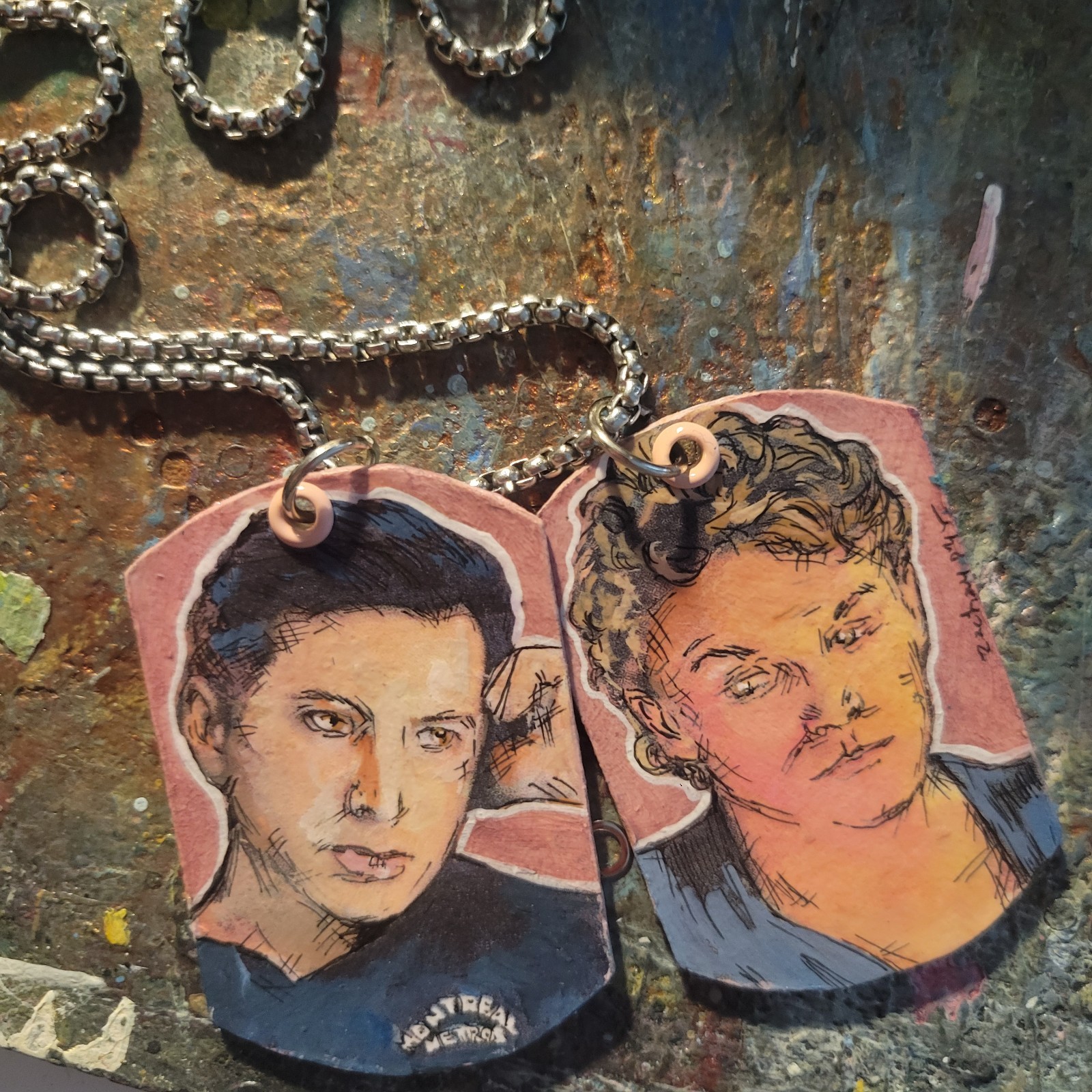 Heated Rivalry Salty Moments Ilya Rozanov Shane Hollander Queer Hockey necklace