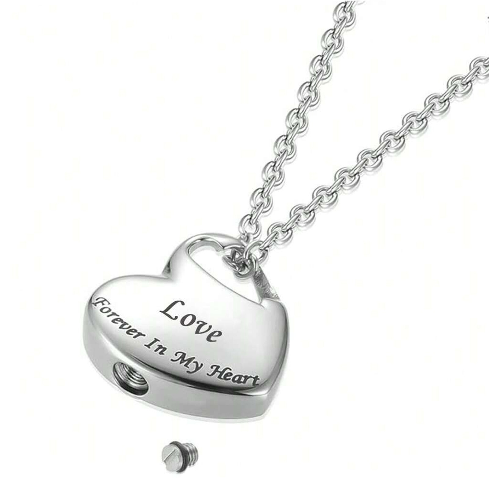 Cremation Urn Memorial Pendant Necklace Keepsake Jewelry for Ashes Necklace