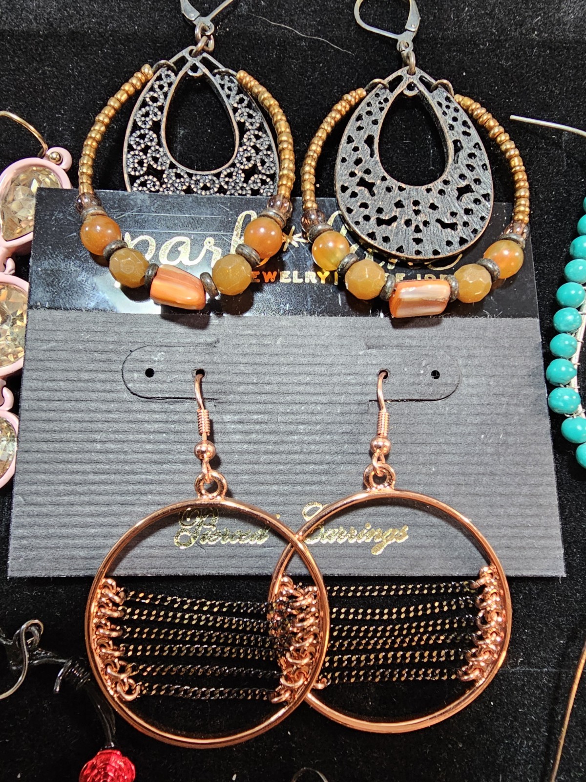 Mixed Earring Lot Dangle Drop Mixed Colors Styles Wearable Jewelry