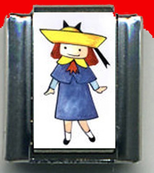 MADELINE of LONDON girl 9mm Photo Italian charms for modular link bracelets
