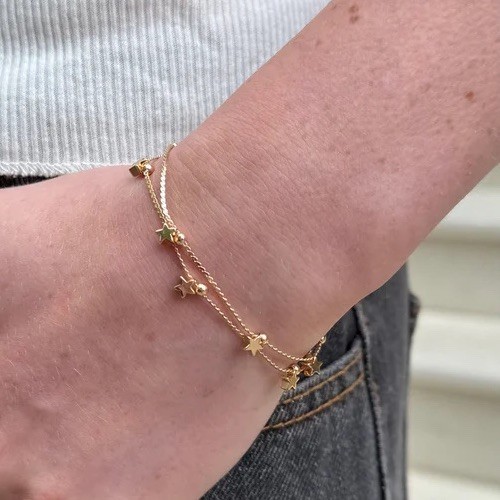 NWT | Brandy Melville Stars and Beads Bracelet || ⭐️