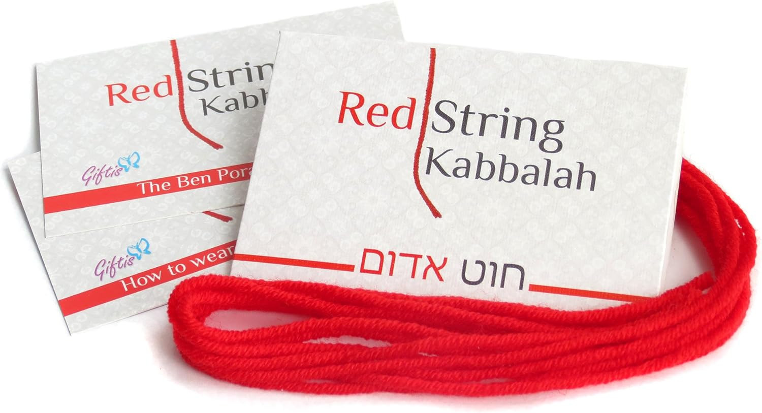 5 Pcs Original Kabbalah Red String Bracelet – 100% Wool – Powerful Protection fo