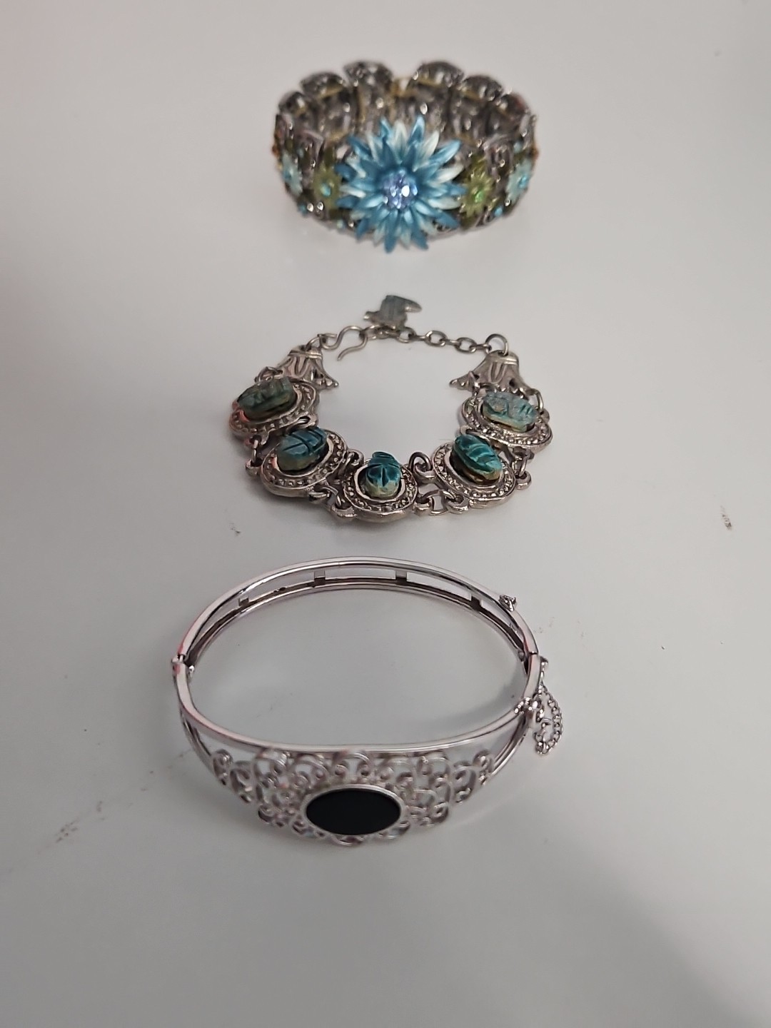 Bracelet Lot Of 3 Mixed Metals/Materials Assorted Style 1 Is Sarah Coventry