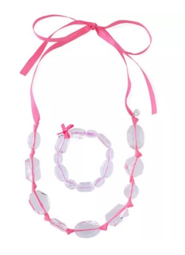 Stella & Dot Little Girls Izzie necklace Bracelet Adjustable Jewelry Gift Set