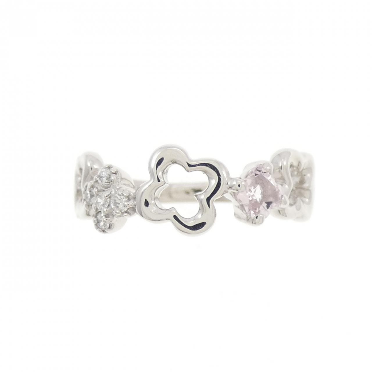 Authentic Kumikyoku Flower Beryl Ring #230-000-132-1806