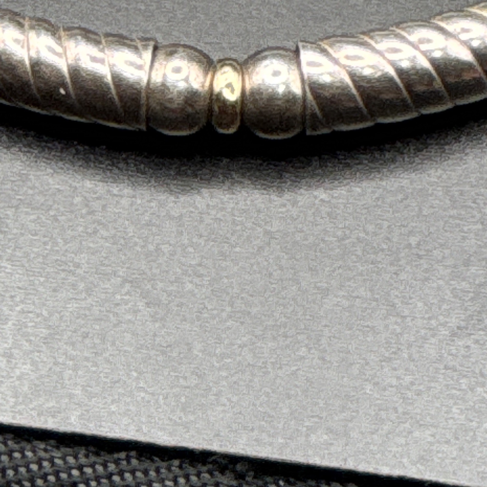 Vintage ND (Norwegian Design Studio) 925 STG rigid Tubogas style 4-piece choker