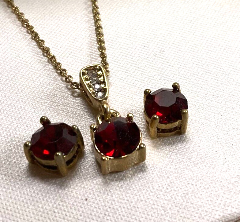 Roman 2 Necklace & Earrings Set Jewelry w/ Box