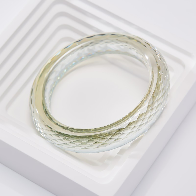 Full Moissanite Bangle Bracelet D Color Elegant Jewelry Exquisite Jewelry Gifts