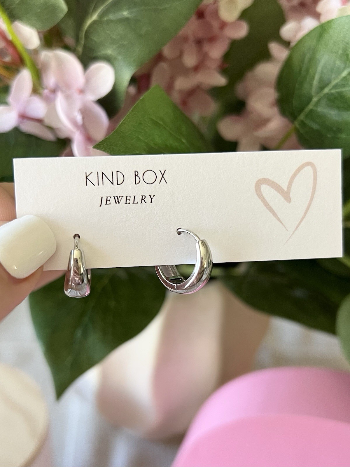 Silver Plated Hoop Earrings