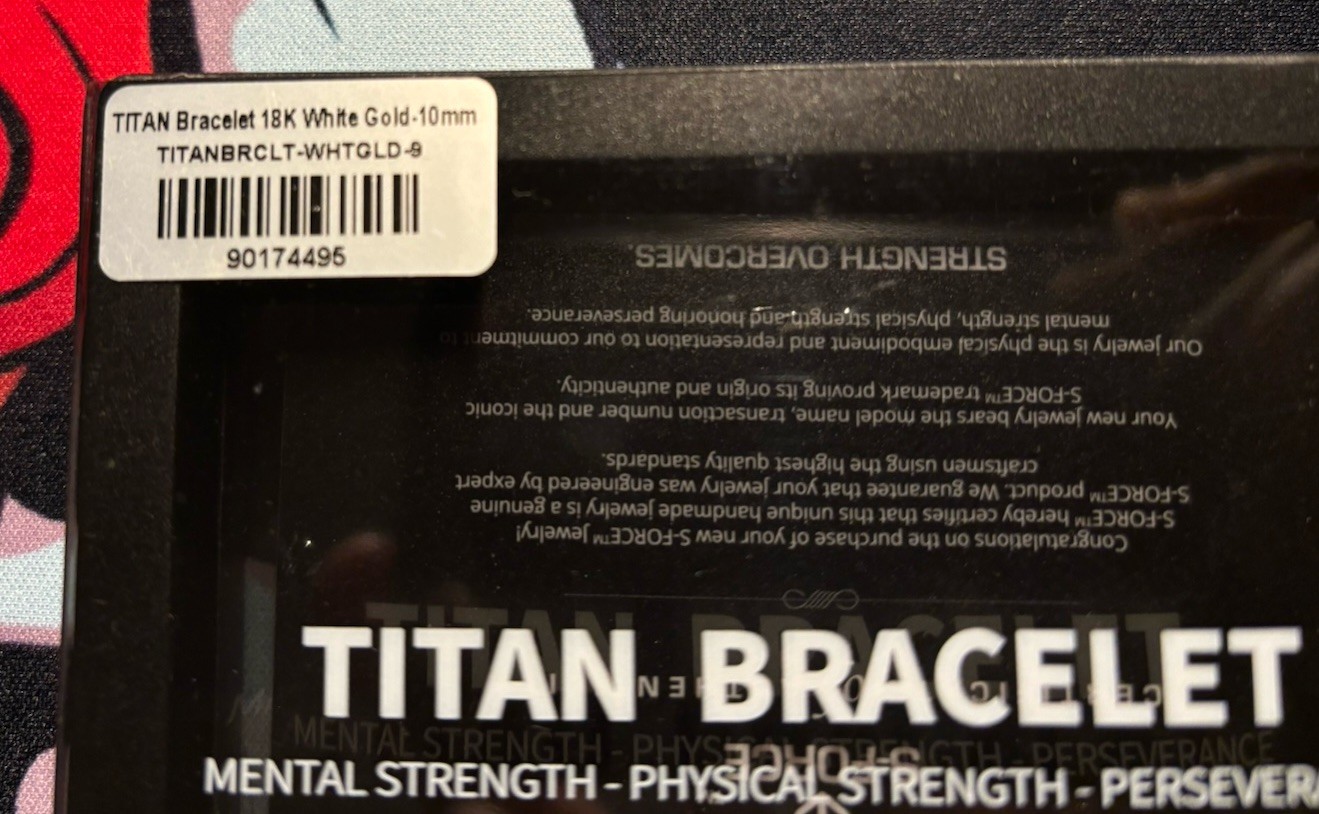 S-Force Titan Chain Necklace and Bracelet (Limited)