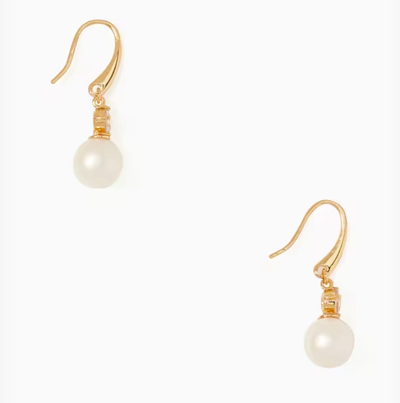 NWT Kate Spade Pearls of Wisdom Drop Earrings O0RU3148 Cream Multi $59