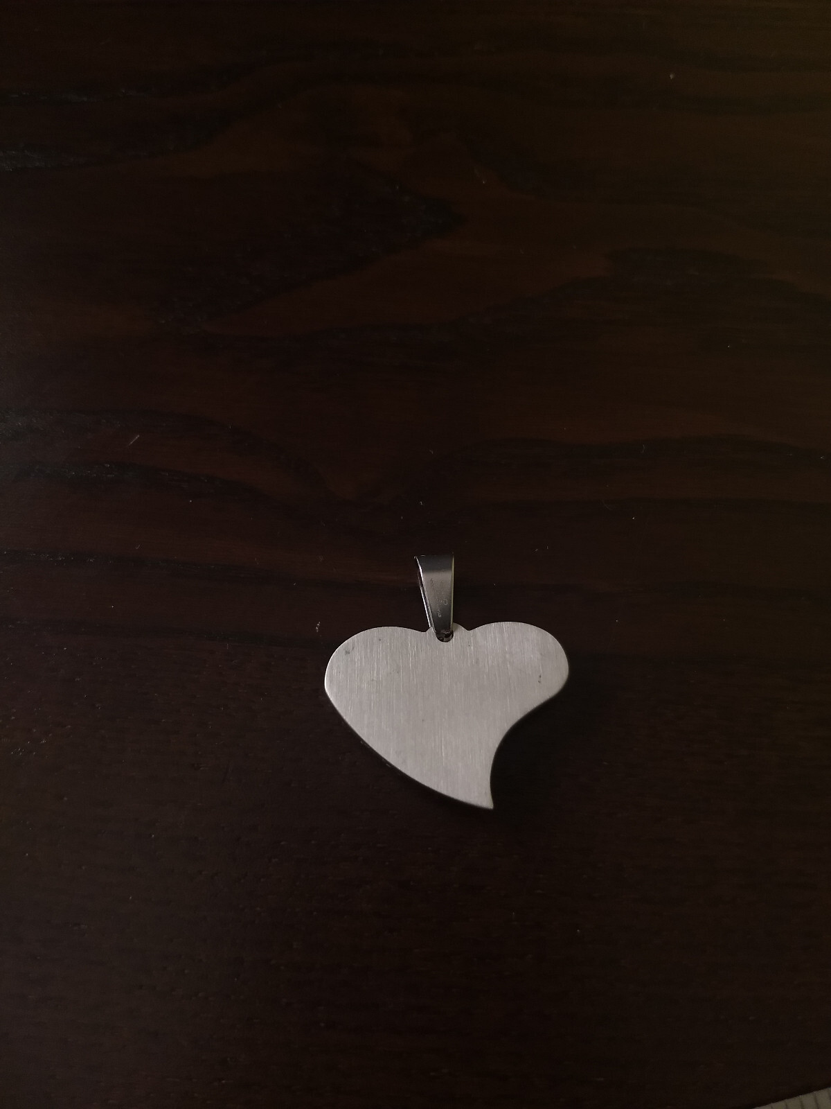 Heart Pendant Marked Stainless Steel China Chisel Classic Modern Love Gift
