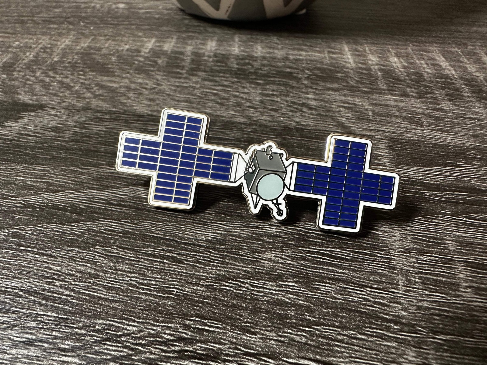 NASA Pysche Spacecraft Enamel Pin Metal Fashion Science Lapel Accessory