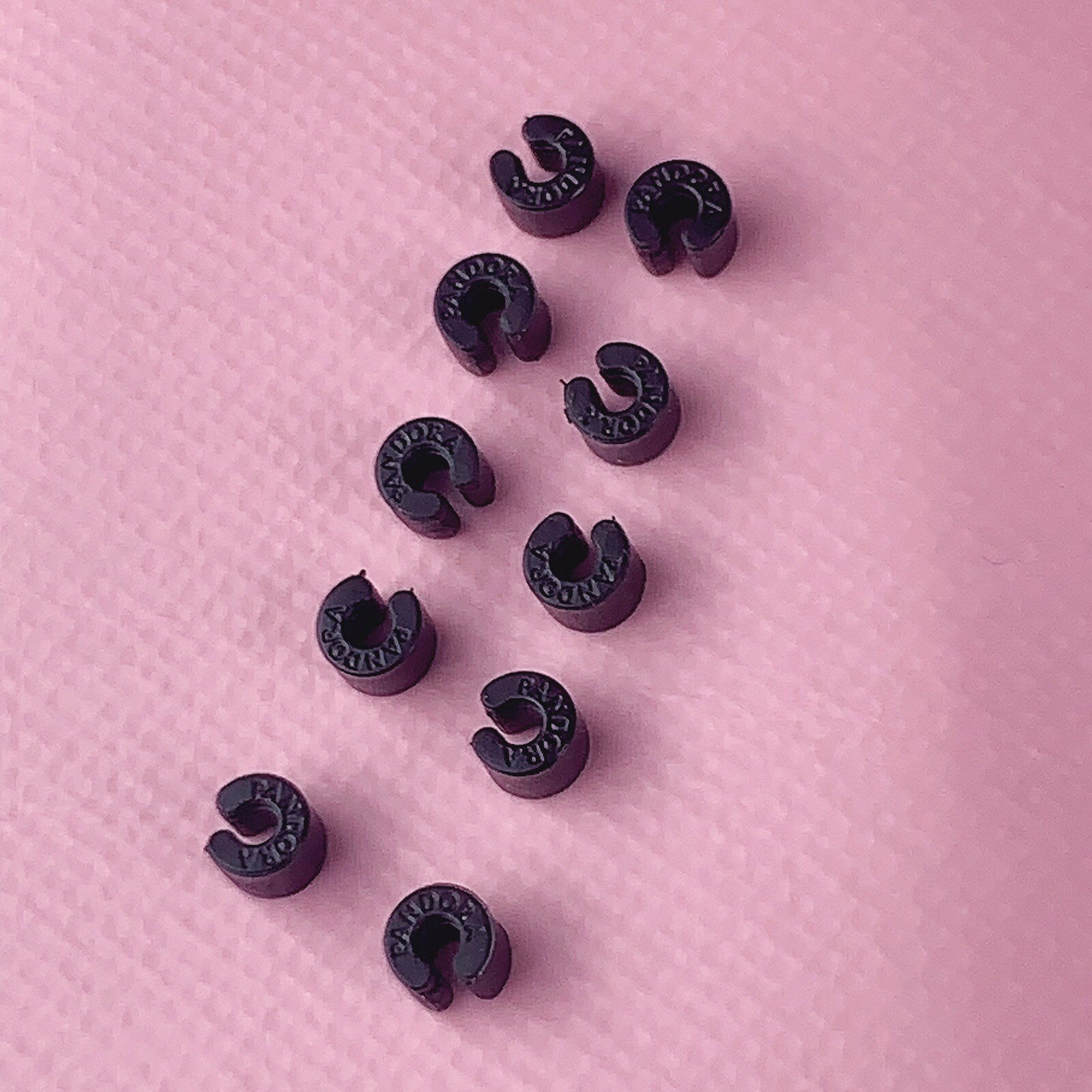 10pcs Pandora Silicon Rubber Clip Stoppers Lock 100% Authentic&New From US Store