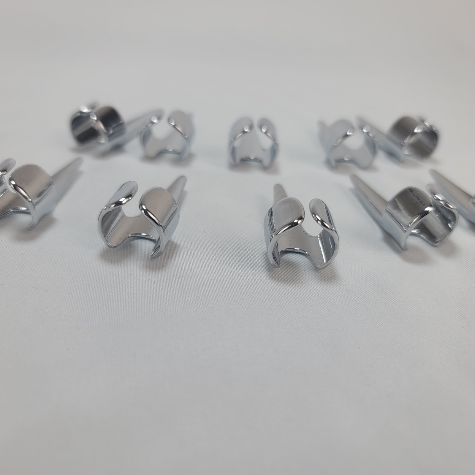 10pc Stainless Steel Claw Rings Gothic Witch Vampire Cosplay Nail Set