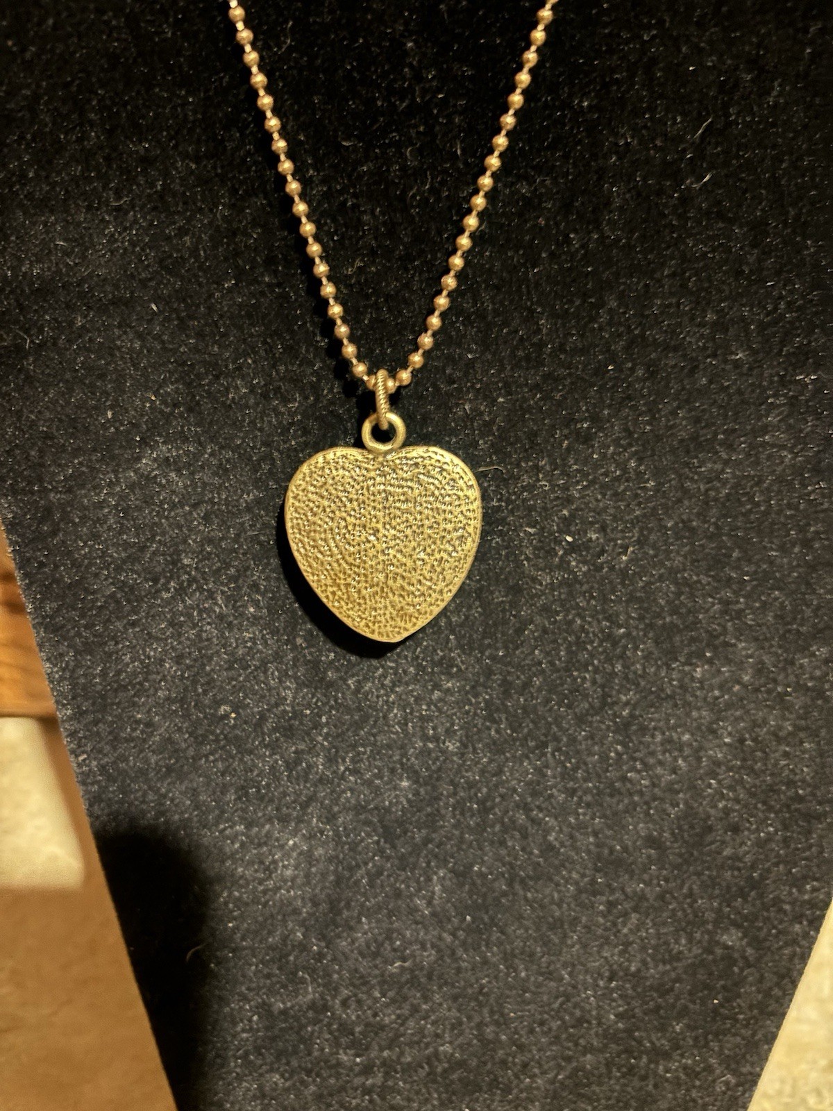 NEW Antique Gold-Toned Chain Necklace W/Pendant Tune My Heart To Sing Thy Grace
