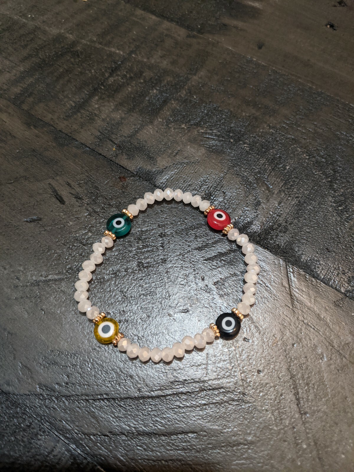 Crystal Beaded Turkey Evil Eye Bracelets for Women Bracelet Handmade Lucky New
